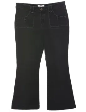 Black Flared Jeans - W32 L27