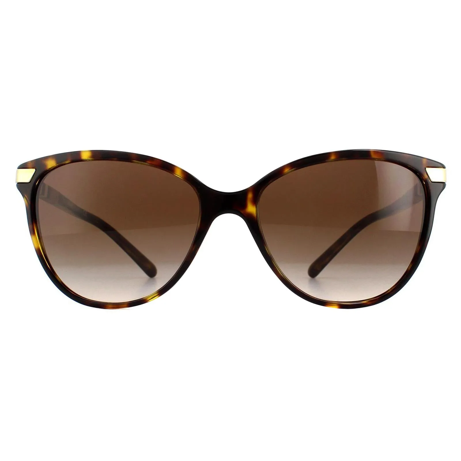 Burberry Sunglasses BE4216 300213 Dark Havana With Gold Detailing Brown Gradient