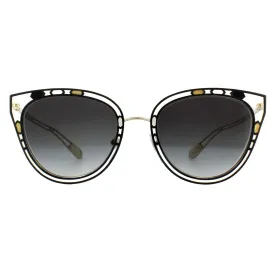 Bvlgari Sunglasses BV6104 20235G Black Pink Gold Grey Gradient