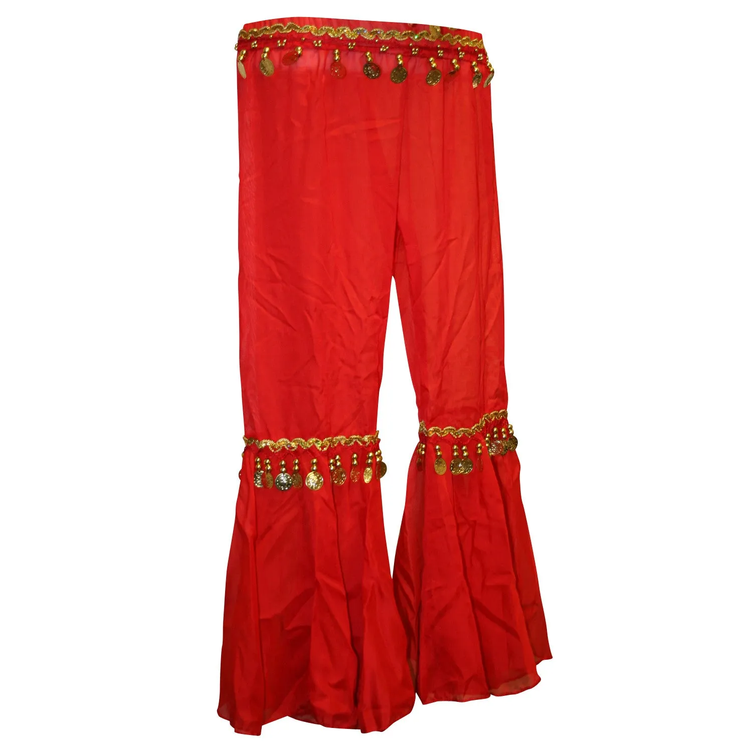 Copy of Kids Professional Belly Dance Genie Costume with Gold Sequin and Coins