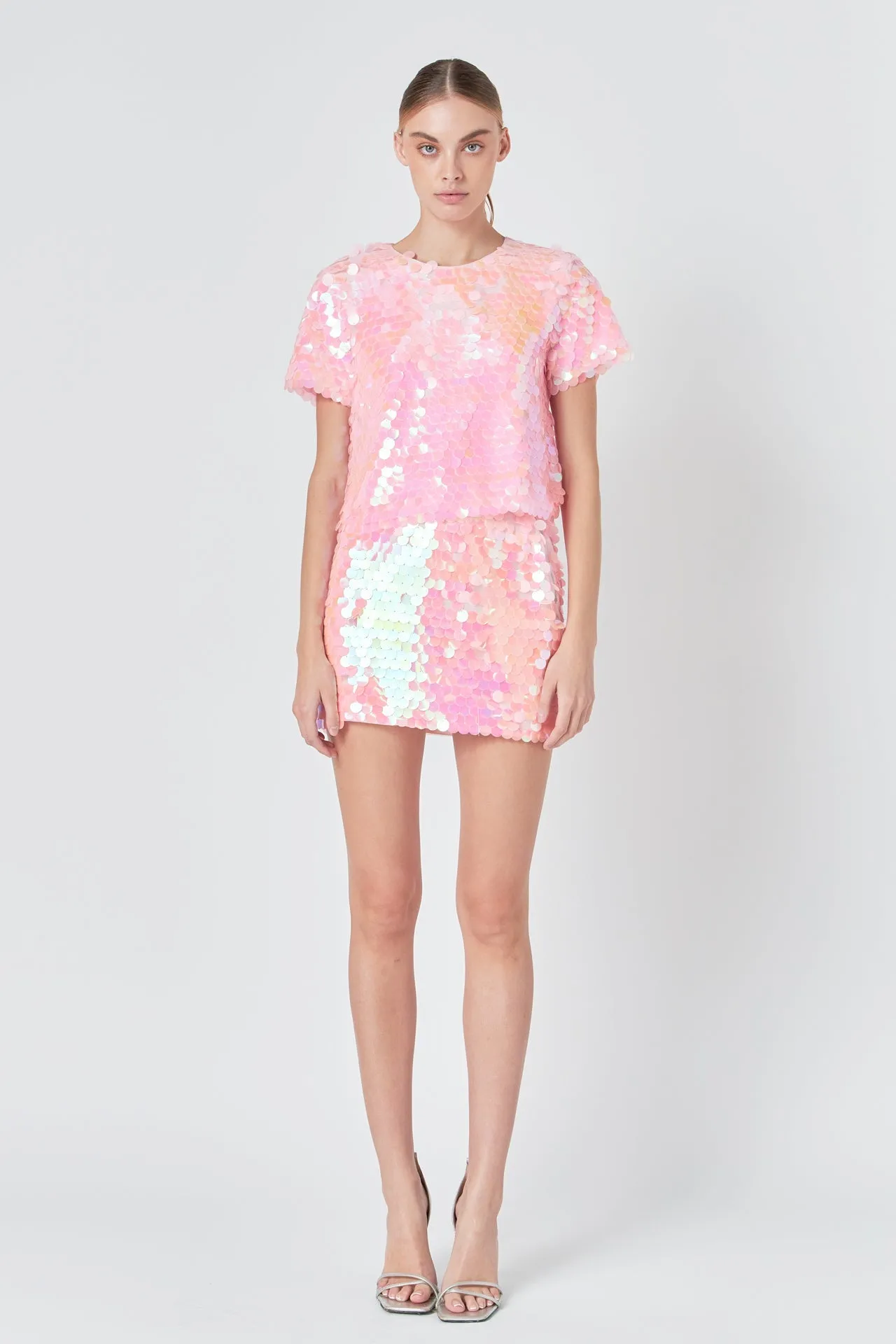 Endless Rose - Sequin Crop Top