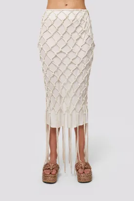 Macrame Rope Skirt - Natural