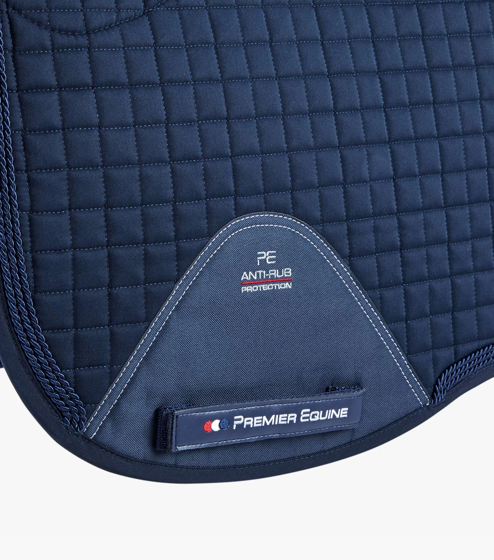 Premier Equine Merino Wool Half Lined European Dressage Pad Navy/Navy