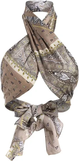 ZAFUL Women's Bohemian Bandana Criss Cross Sexy Boho Halter Wrap Crop Top